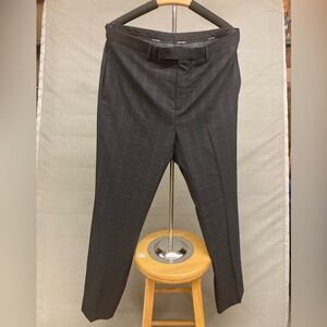 Calvin Klein Black & Gray Slim Fit Pants Mens 33x32